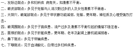 雀斑生長的不同部位與身體健康之間有什么關(guān)系？