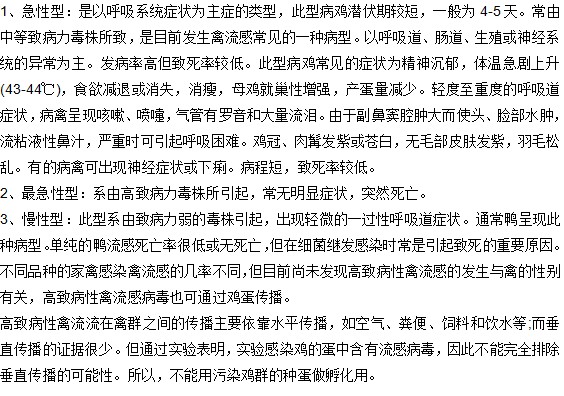 禽流感的三大傳播途徑有那些？