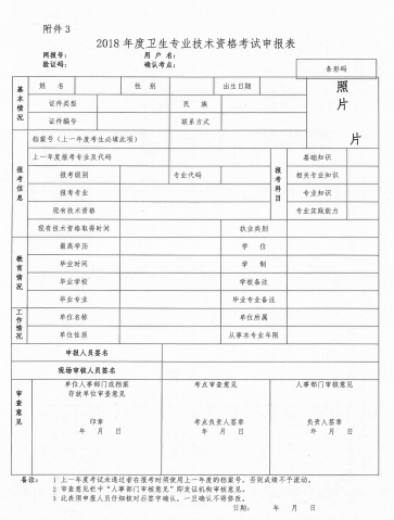 2018年廣西壯族自治區(qū)衛(wèi)生資格考試報(bào)名及現(xiàn)場(chǎng)審核安排