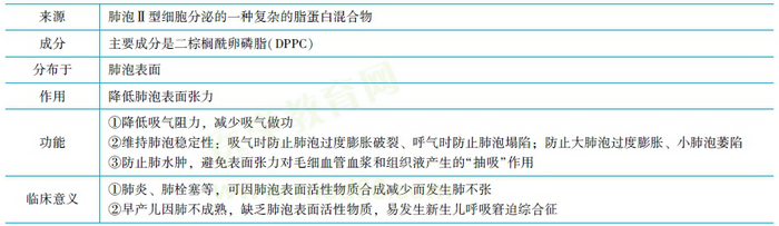 肺泡表面活性物質(zhì)