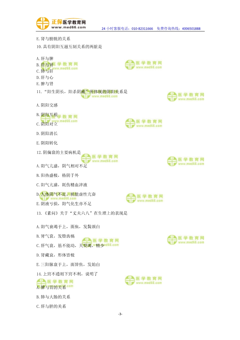 2019年中醫(yī)執(zhí)業(yè)醫(yī)師二試?？紲y評試卷