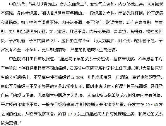 女性痛經(jīng)會(huì)導(dǎo)致不孕嗎？