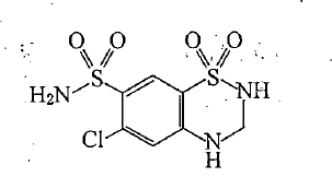 氫氯噻嗪結(jié)構(gòu)1