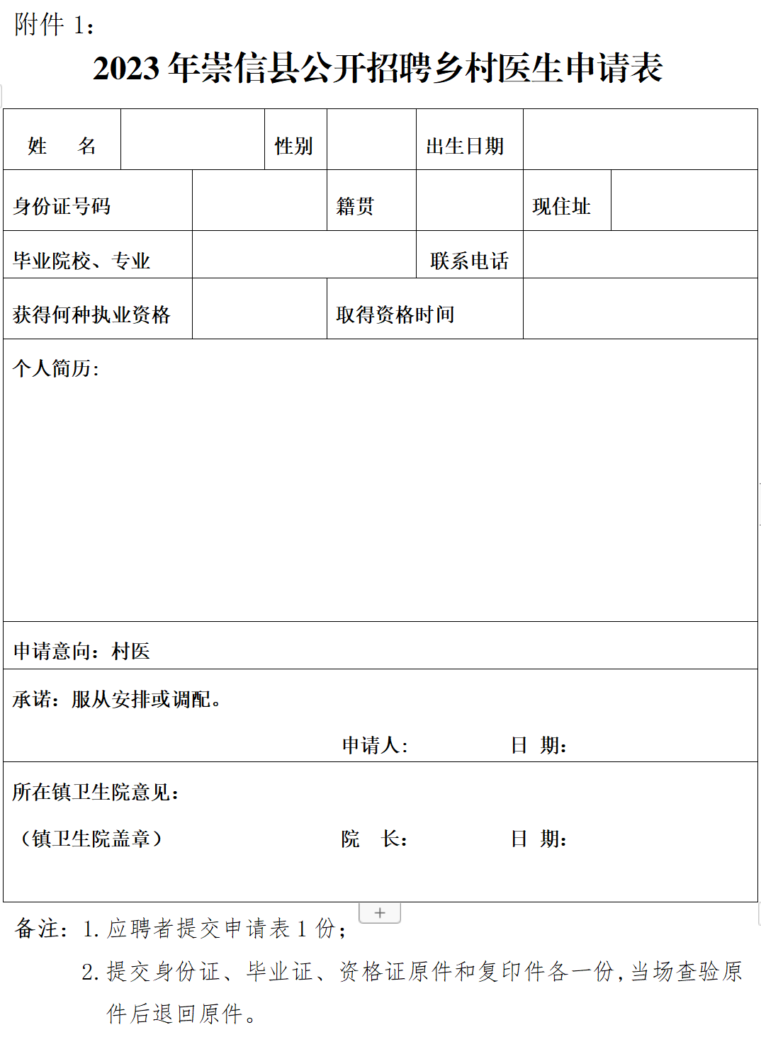 申請表