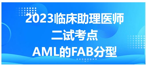 AML的FAB分型