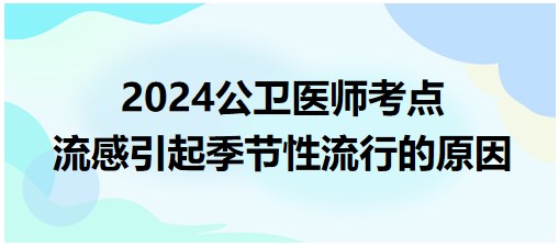 流感引起季節(jié)性流行